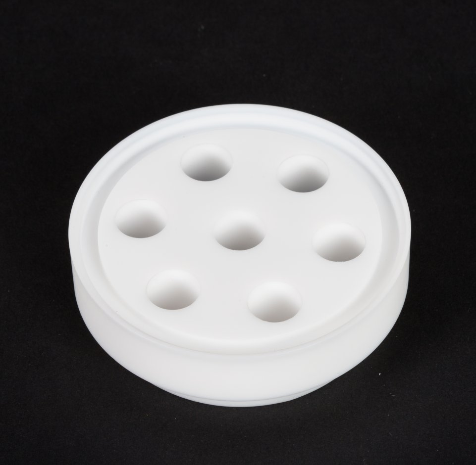 High-Precision CNC Machining White PTFE Cell Lid Custom Specifications