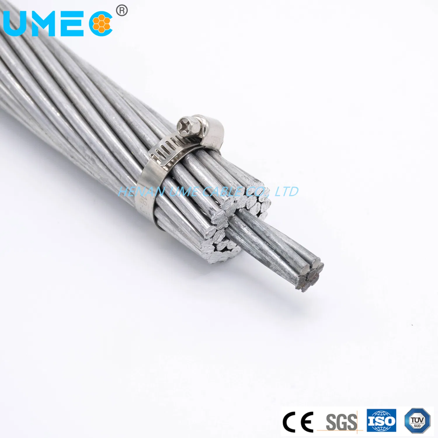 Overhead Electrical Stranded Concentric Lay Round Wire ACSR Conductor