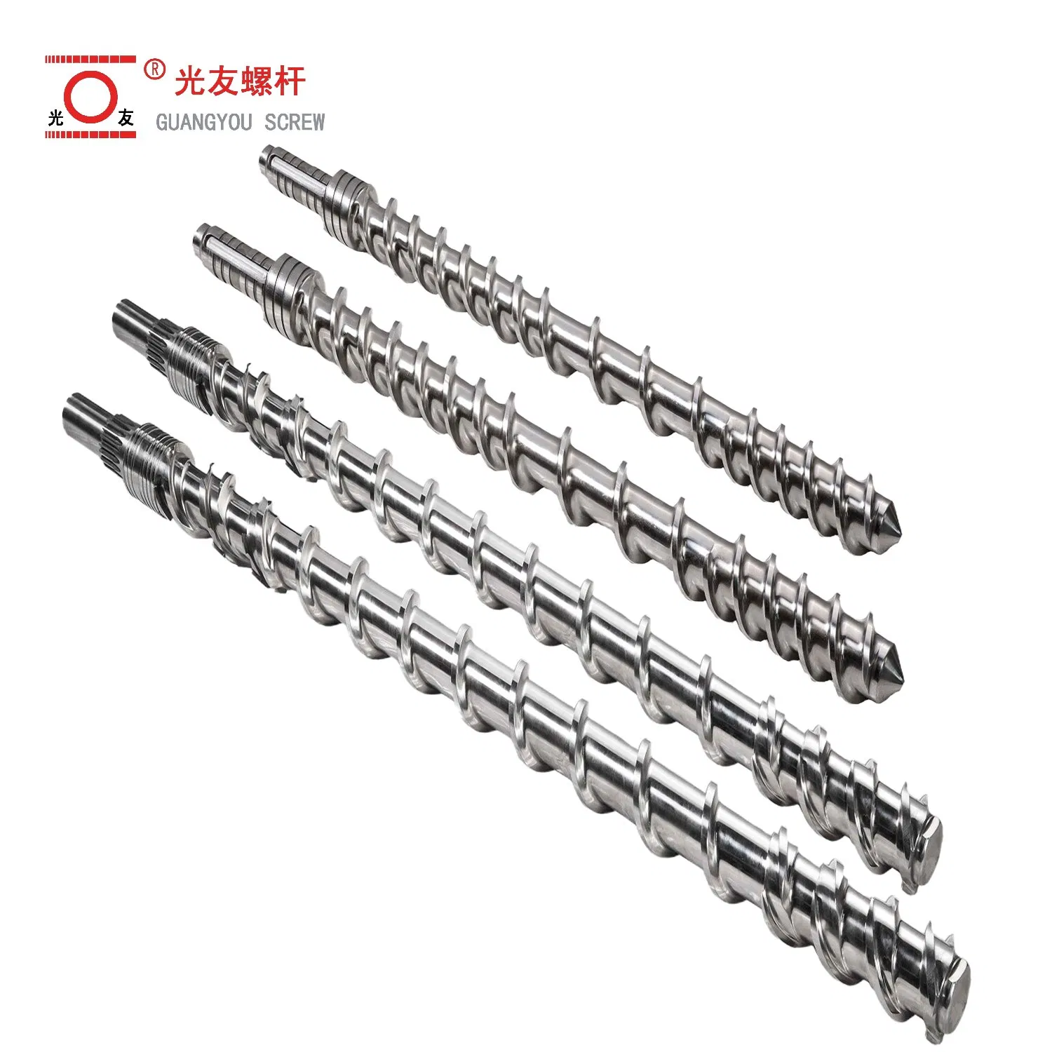 Durable Food Grade Rubber Plastics Extruder Screw and Barrel for PVC Board Twin Screw Barrel
