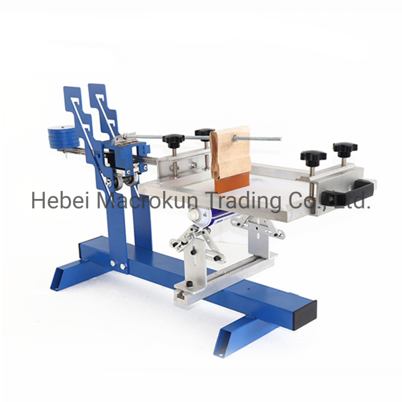 Simple Manual Cylindrical Round Silk Screen Printing Machine