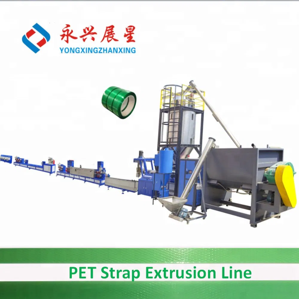Fully Automatic Pet Strap Making Machine Band Production Line Manufacturing Plant PLC
