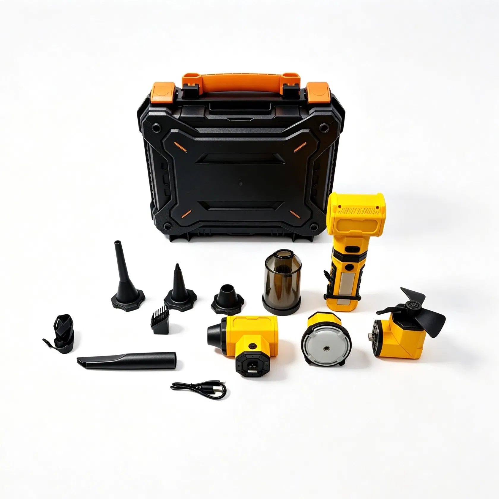 All-in-One Tool Box: Bluetooth Speaker, Fan, Blower, Flashlight