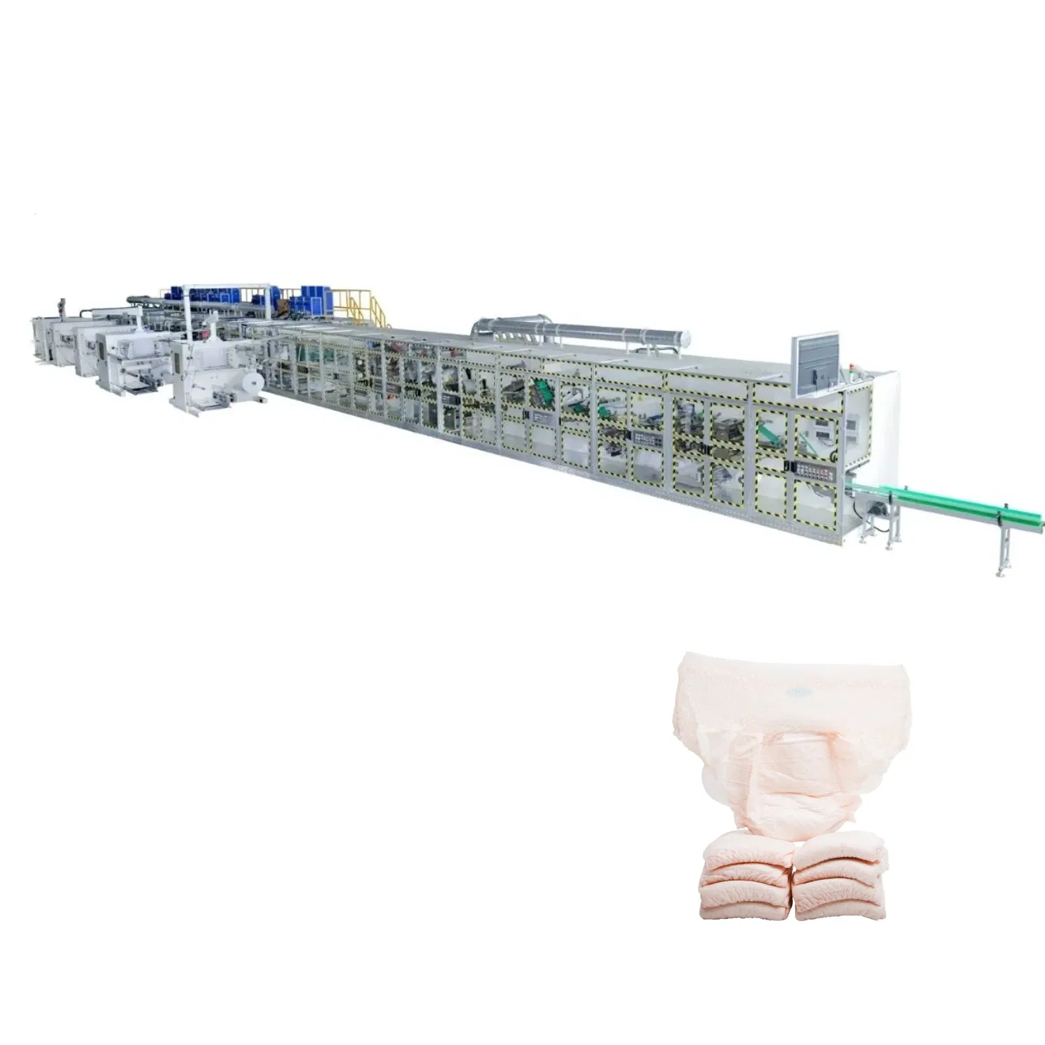 Fully Servo Menstrual Pants Production Line Machine