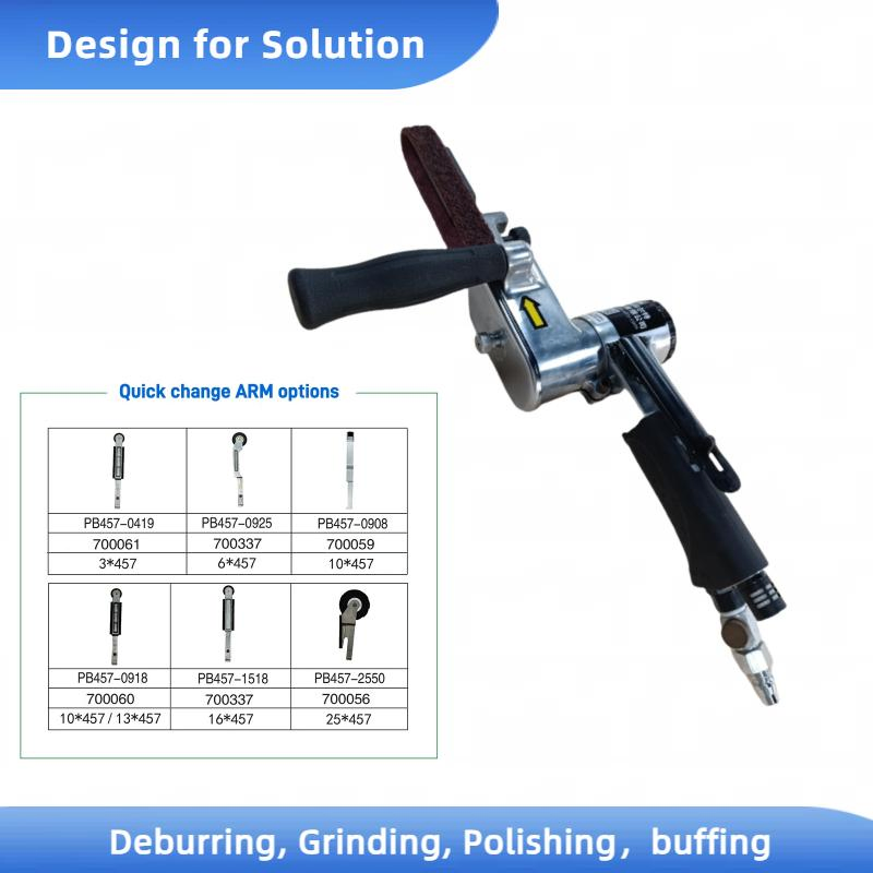 Professional 18000rpm Pneumatic Air Belt Sander Tube Polisher for Container Grinding