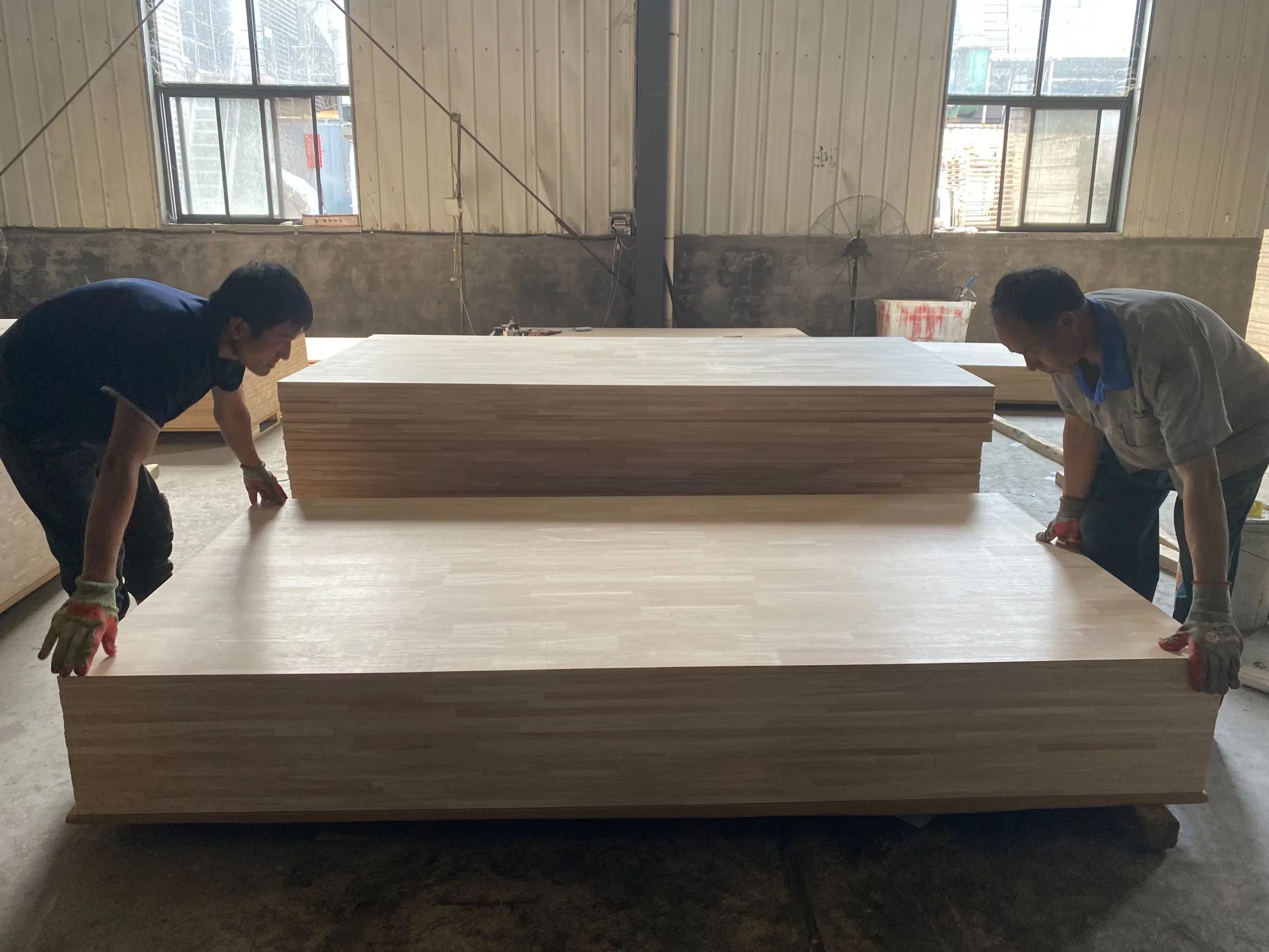 12mm/15mm/18mm First Grade Rubber Wood Finger Joint Board for Korea Market
