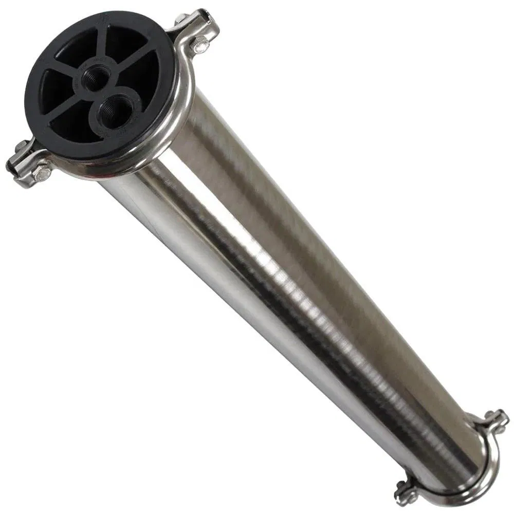 SS304 SS316L Reverse Osmosis Membrane Housing with ABS End Cap