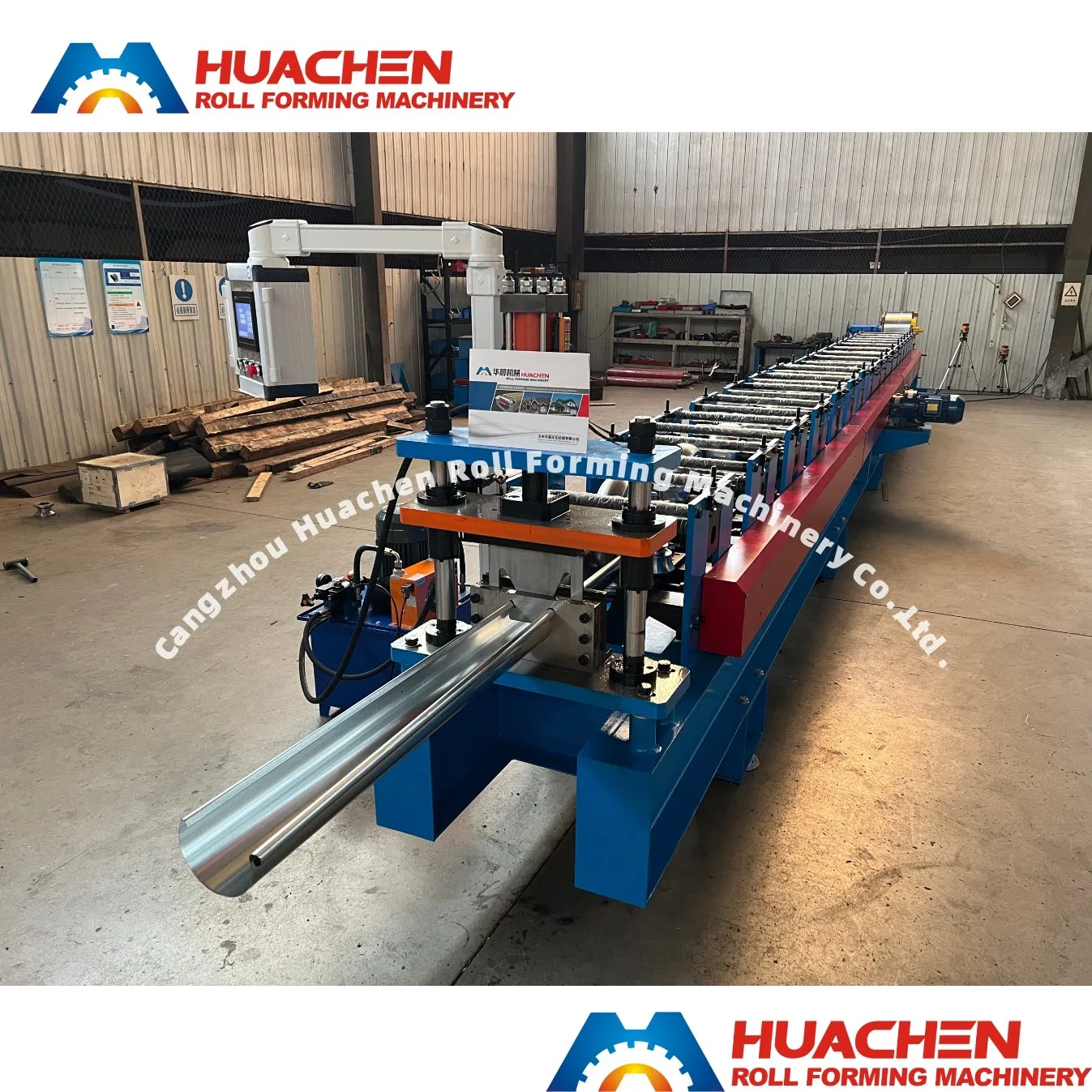 Steel / Aluminum / Copper Gutter Machine for Rainwater Gutter Profiles