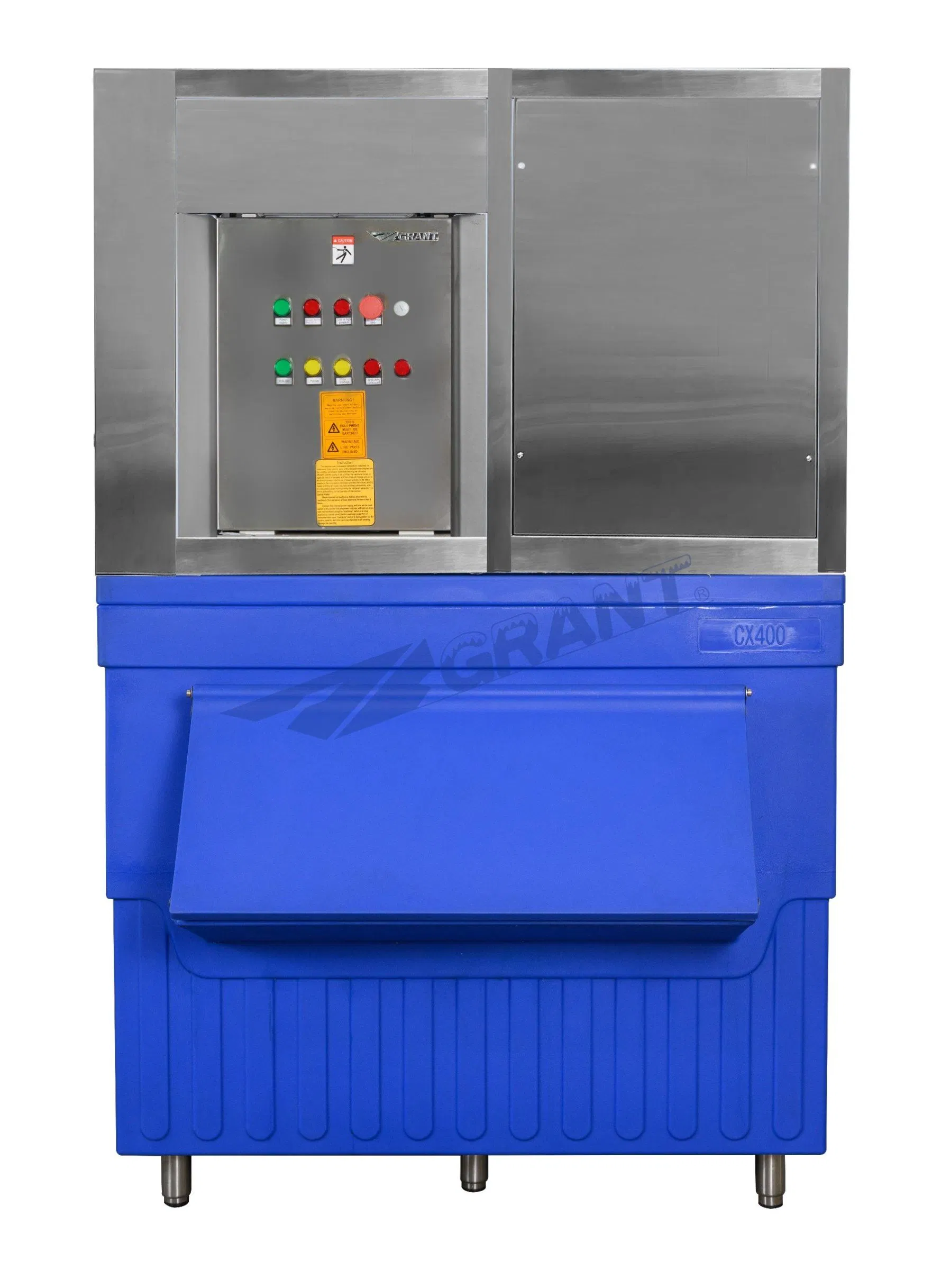 Système de fabrication de glace en flocons refroidi à l'air en acier inoxydable Grant