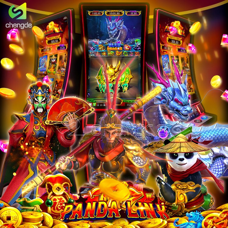 Panda Link 2 Video Slot Game Board PL777 for Family Entertainment Centers