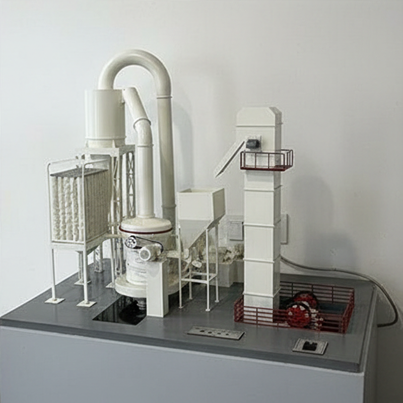Complete Gypsum Powder Production Line / Gypsum Grinding Equipment