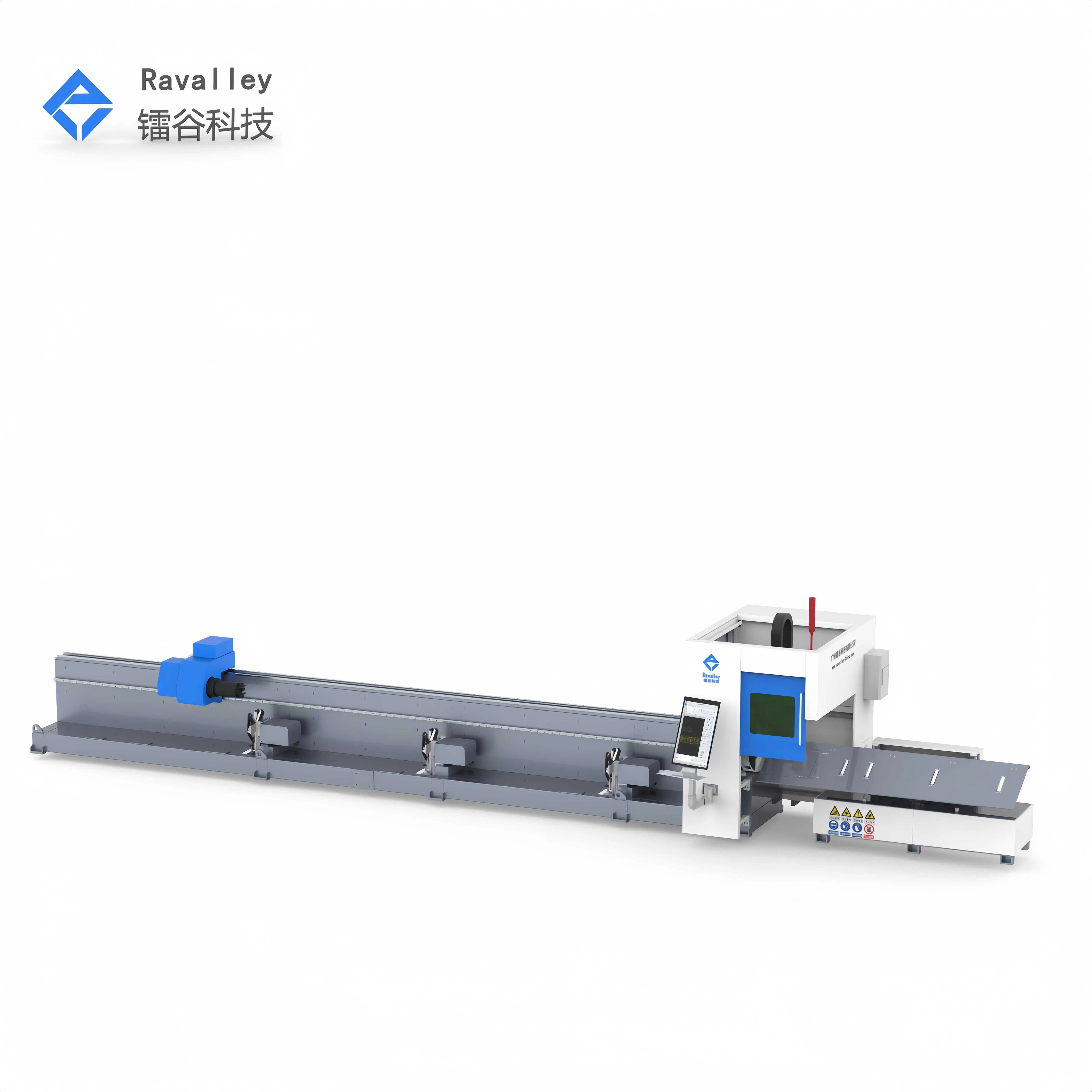 Professionelle Rohrlaserschneidmaschine 3000W für Edelstahl, Kohlenstoffstahl, Baustahl, Eisenrohr