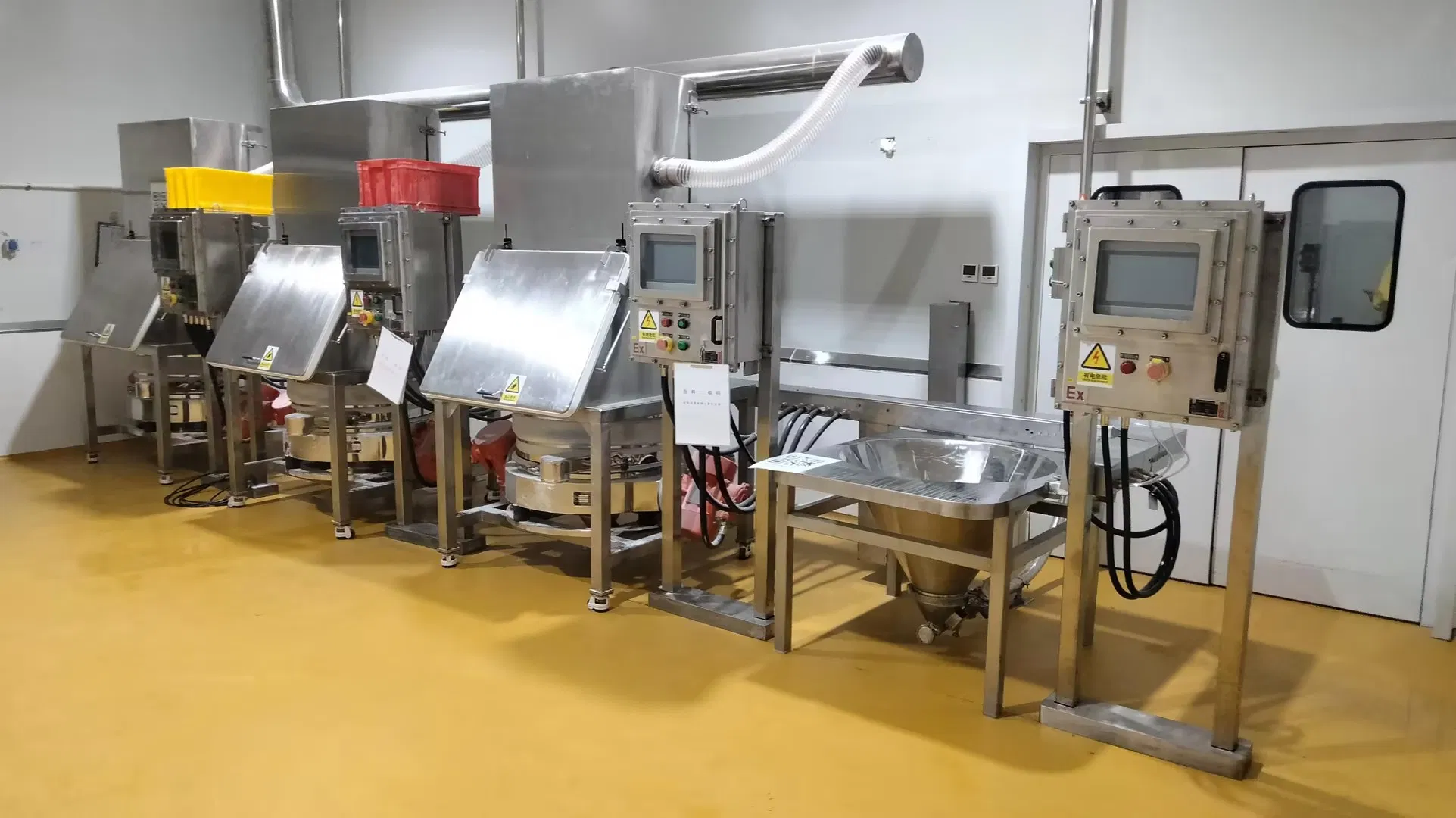 Máquina pequeña de descarga, volteo y alimentación de sacos para proceso de descarga semiautomático
