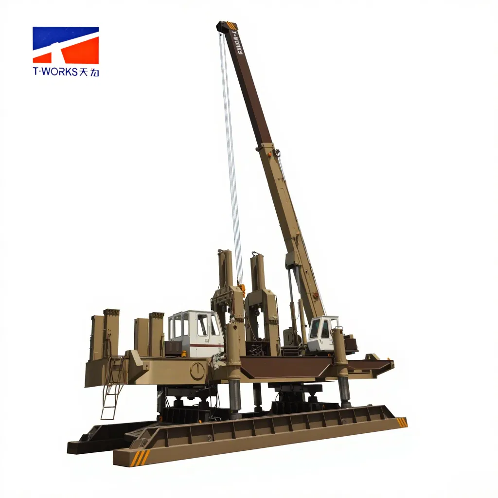 Hydraulischer Pfahlrammer mit fortschrittlichem Video-Ausgangsinspektionssystem