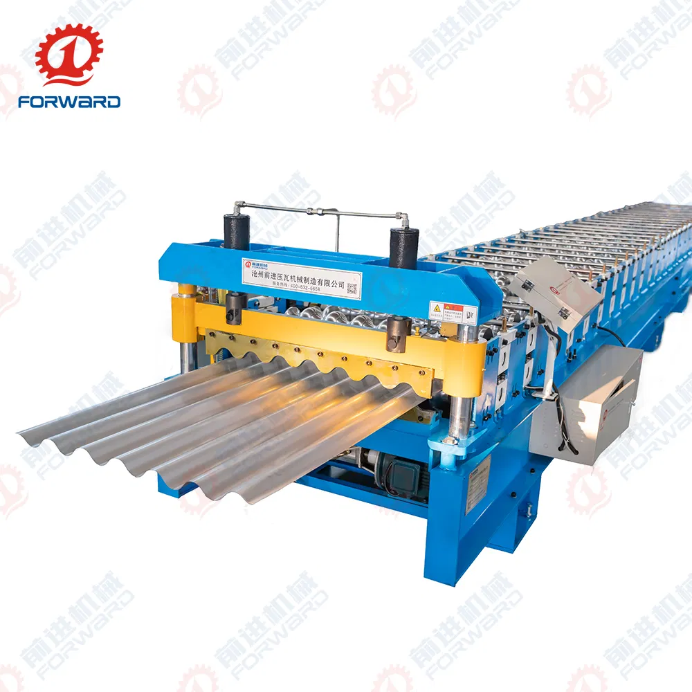 Corrugated Roof Sheet Step Tiles Roll Forming Machine