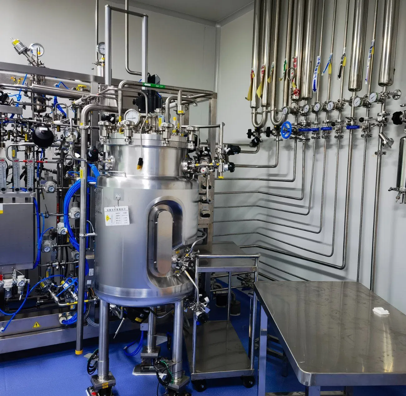 Reactor de fermentación de acero inoxidable de alto rendimiento para cultivo celular en vapor/cultivo adherente