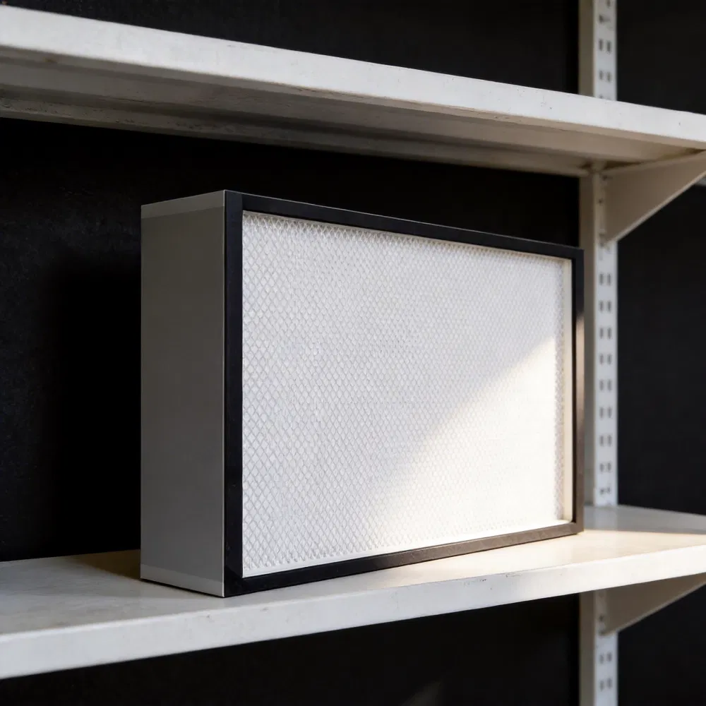 High Efficiency HEPA Air Filter Galvanized Steel Frame for Central Air Conditioners