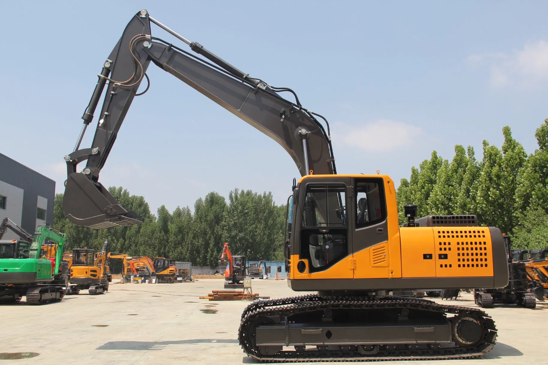 China Jiahe 30 Years Factory Jh8180 18t New Crawler Excavator 18 Tons Hydraulic Digging Machine for Road, Bridge Earthwork Projects