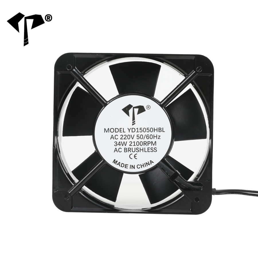 150X150X50mm 110/220/380V Sleeve Ball Bearing AC Cooling Fan with Shaded Pole Induction Motor