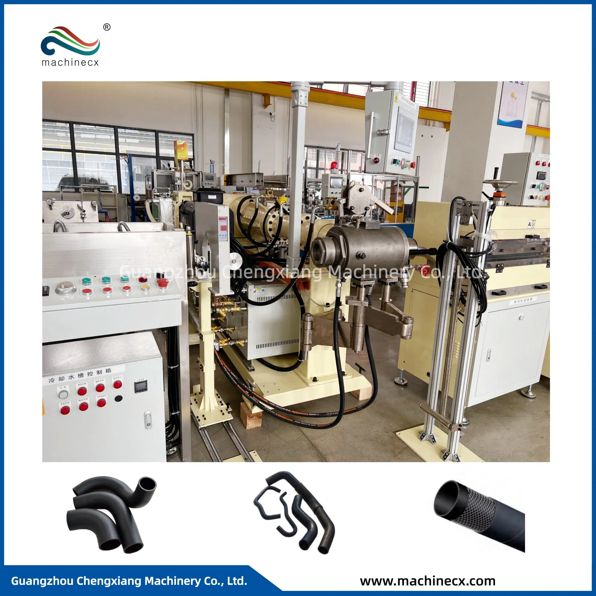 Air Conditioning Hose Production Line / Rubber Spiral Hose Machine