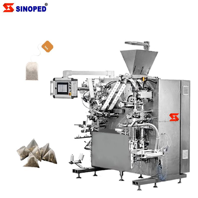Automatische Dreiecks-Pyramiden-Teebeutel-Tropfkaffeebeutel-Herstellungs- und Verpackungsmaschine