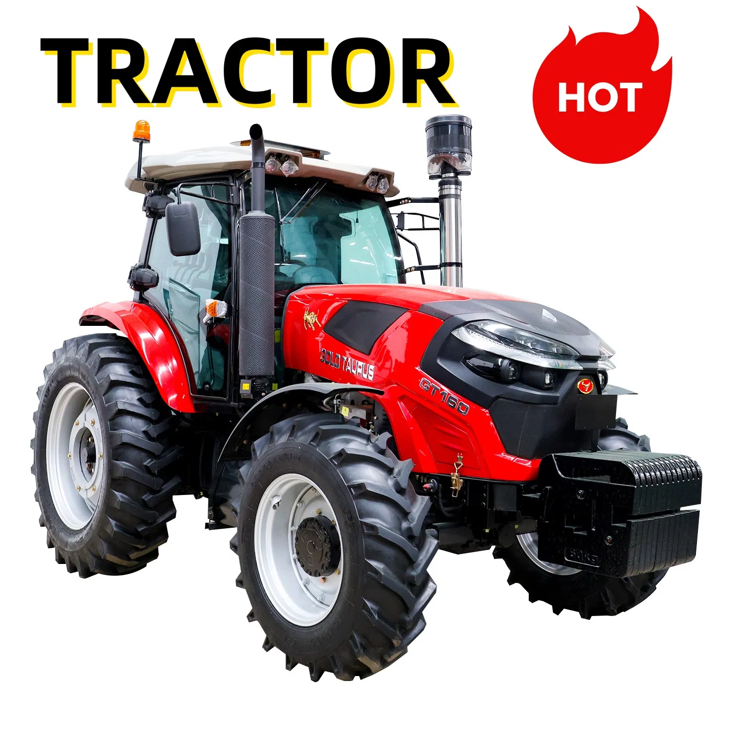 160HP 4*4WD Traktor mit Klimakabine
