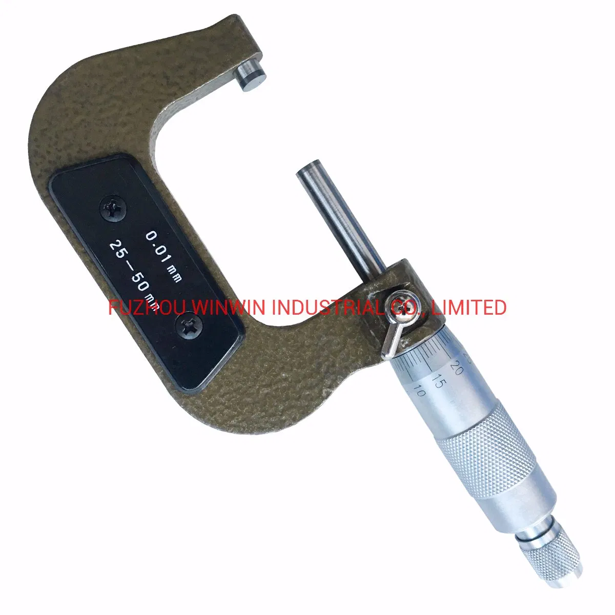 High Precision External Micrometer 25-50mm X 0.01mm Outside Micrometer (WW-50OM02)