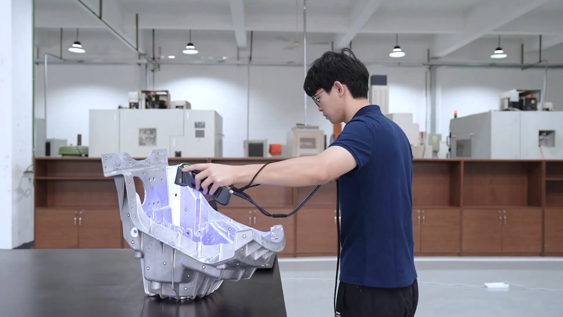 Handheld 3D Scanner for Reverse Engineering and CAD Model Creation