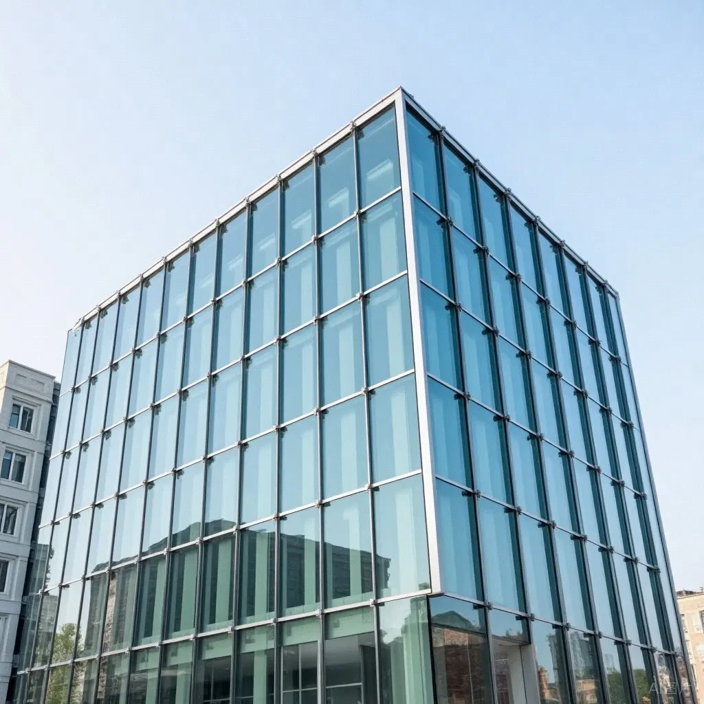 Customizable Steel Frame Facade Curtain Wall