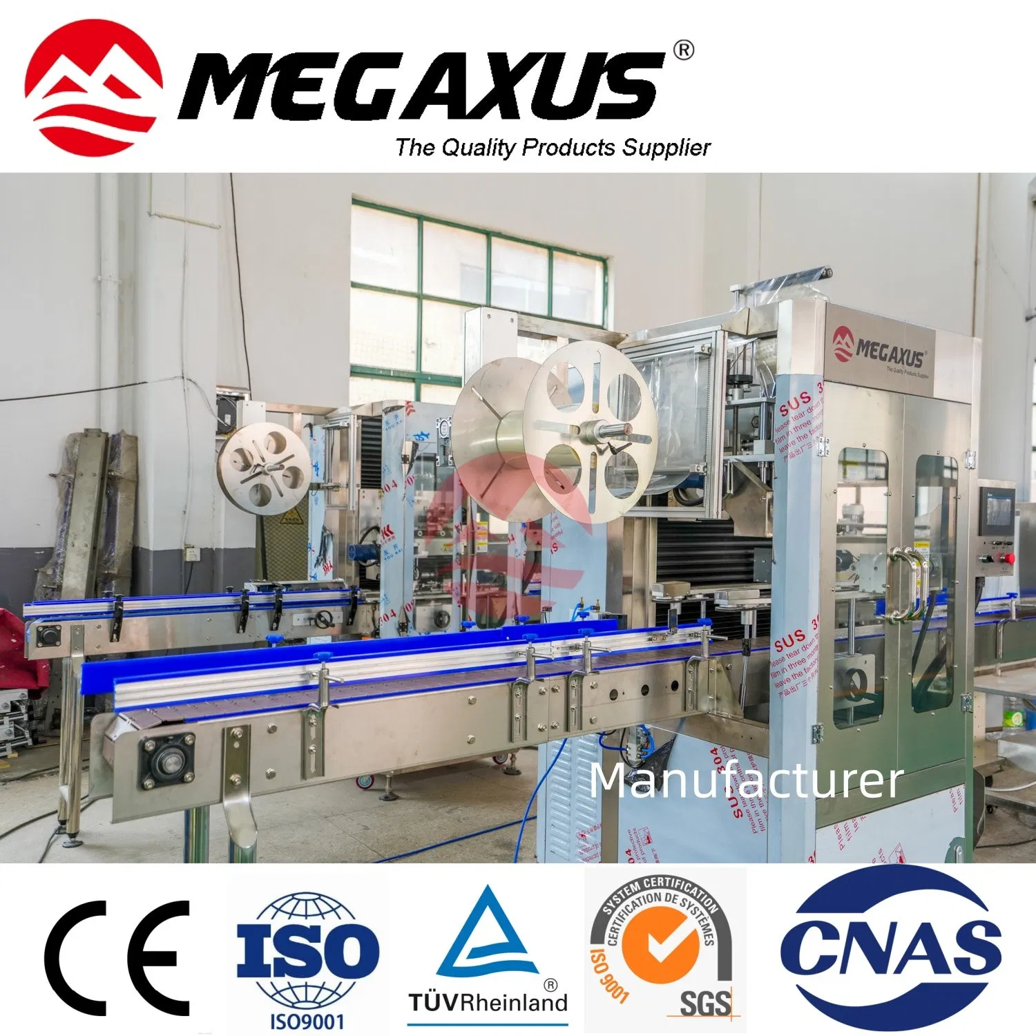 Automatic Sleeve Labeling Machine with Fast Stepper Motor