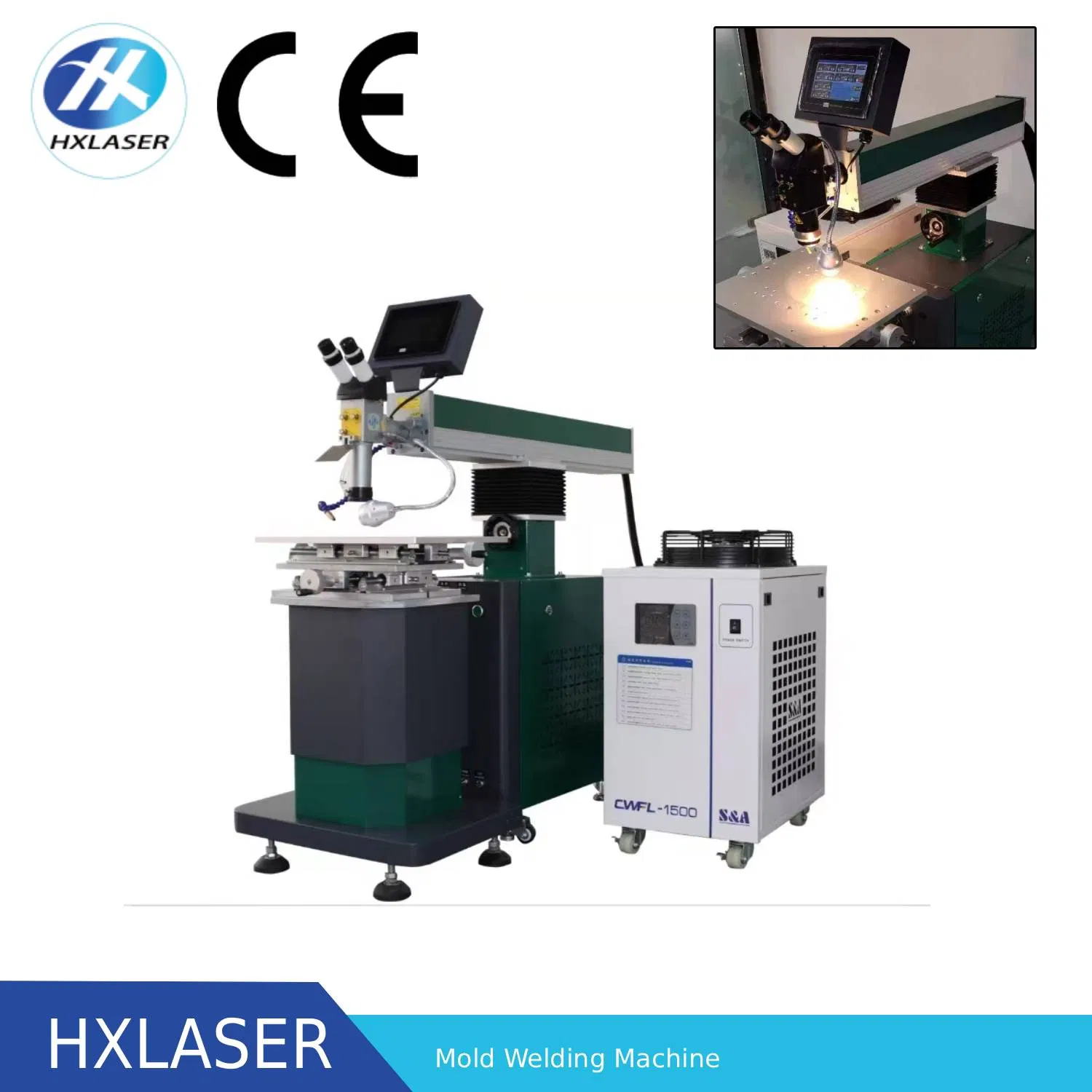 Hxlaser Advanced 200W 400W YAG Laser Welding Machine for Precision Mold Repairs