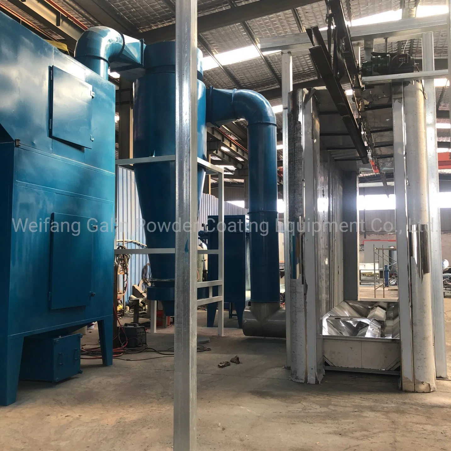 Galin Powder Coating / Spraying Booth with Powder Coating Recovery System