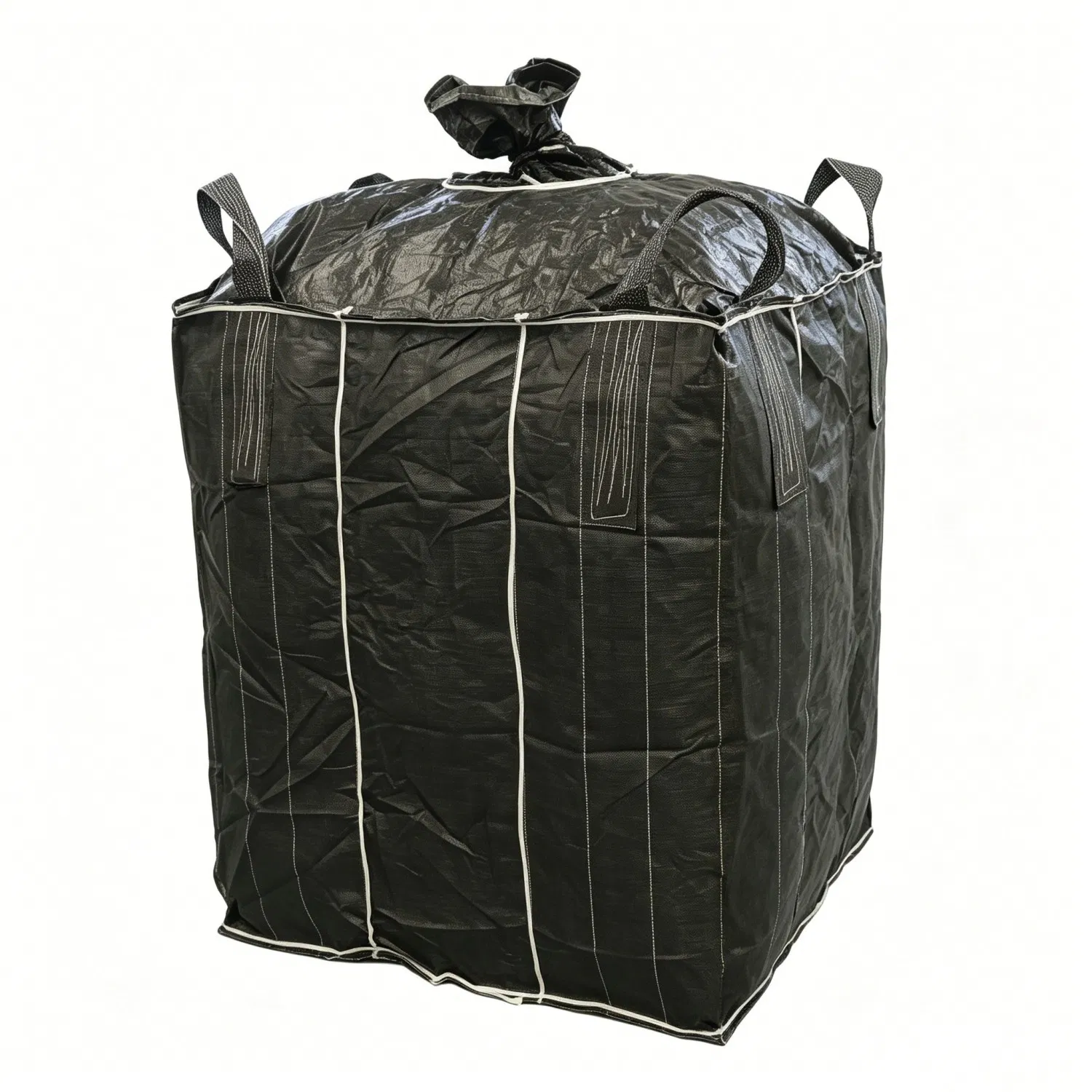 Agriculture Grain Export Baffle Bag Breathable Square Jumbo Bag