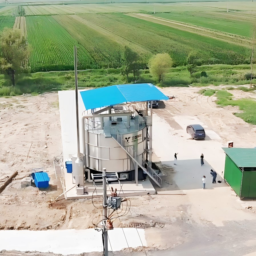 Attrezzatura di fermentazione di grado industriale per impianto di fertilizzanti