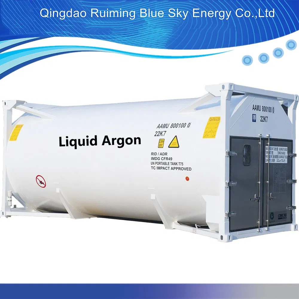 20FT T75 ISO Tank Container Cryogenic Liquid Argon Oxygen Nitrogen Carbon Dioxide