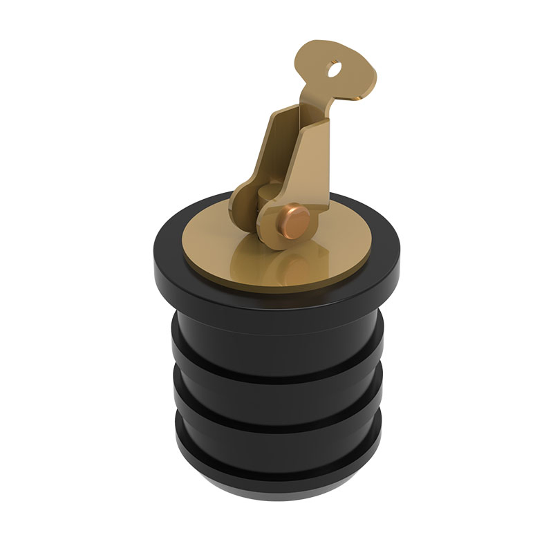 Seaflo Brass Snap Handle Drain Plug for Boat, Yacht and Kayak