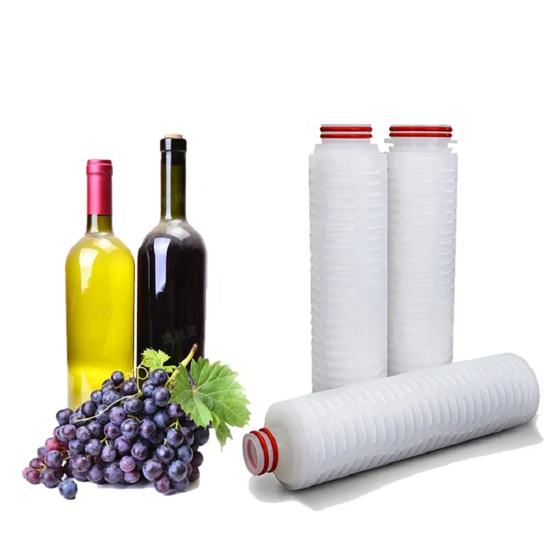 Professional Grade 0.45 Micron Pes Membrane Filter Cartridge for Wine and Beverage Purification and Filtration