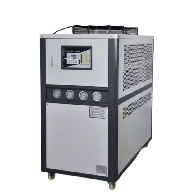Enfriador industrial enfriado por aire de 10 HP de fácil mantenimiento para moldeo a alta temperatura