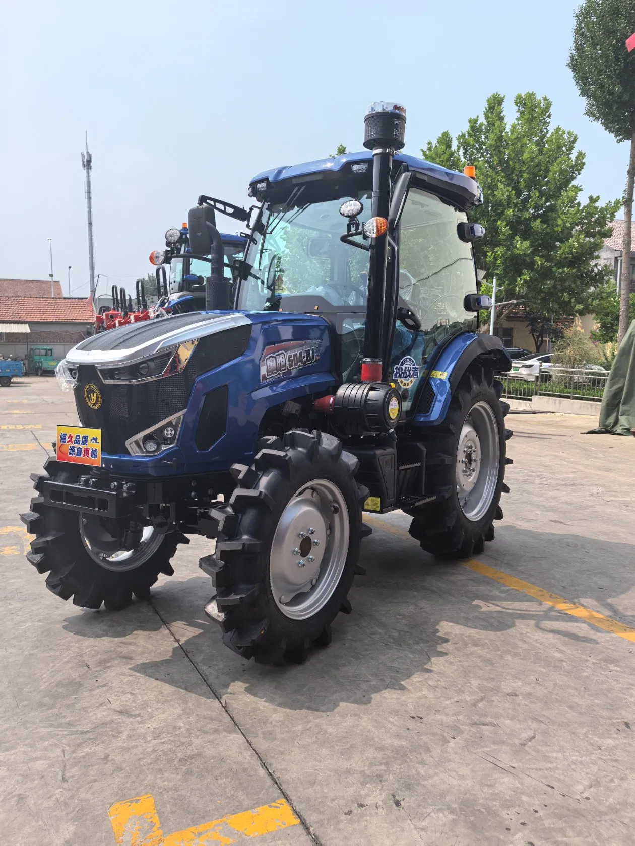 TB 50-100HP Tractores agrícolas de tracción en las cuatro ruedas de rendimiento constante para la recuperación de tierras