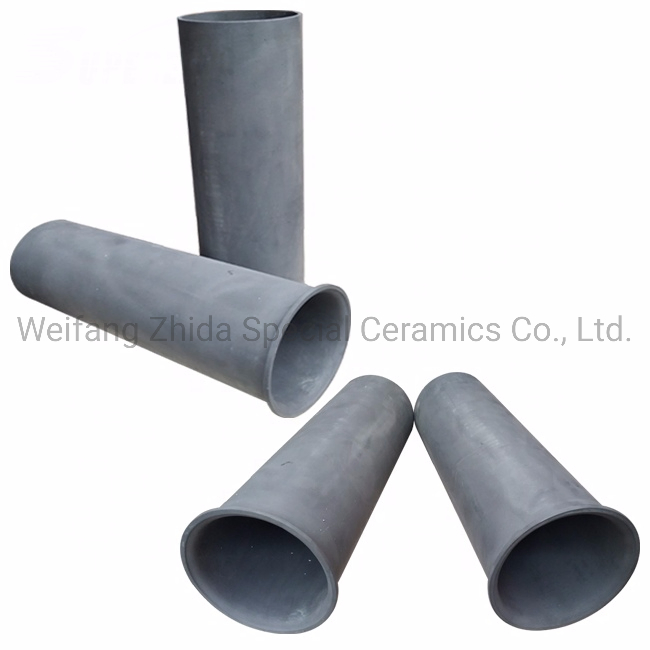 Tubo bruciatore in ceramica Sic in carburo di silicio Sisic / Ugello bruciatore per combustione diretta