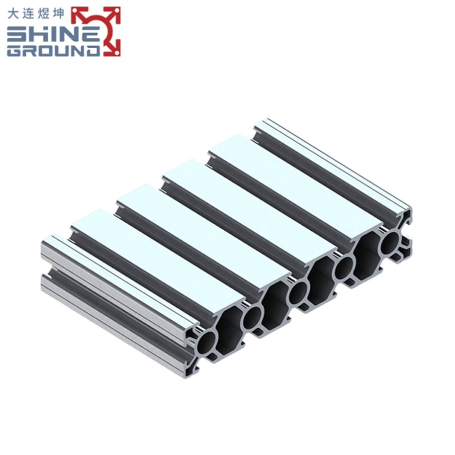 Load-Bearing 6063 Aluminum Extrusion Modular Aluminium Frame System T Slot Profile