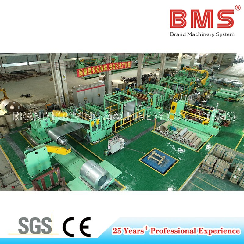0.5~3mm*1300mm High Speed 120m/Min Slitting Line with 42 Pieces Knife Blade