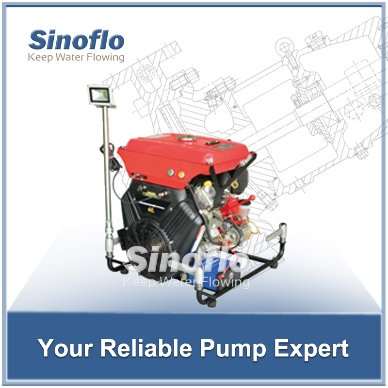 Portable Gasoline Engine Self-priming fire Pump