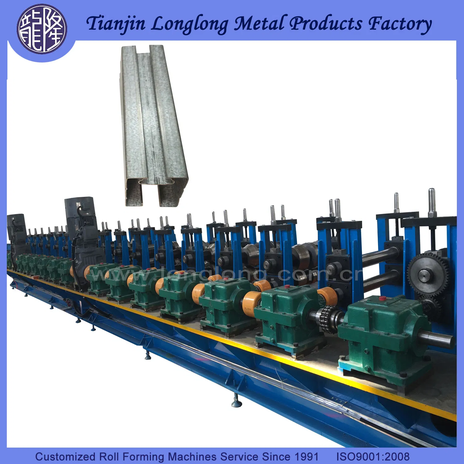 Solar Tracker Steel Square Tube Section Roll Former for Solar Tracking Mounting System