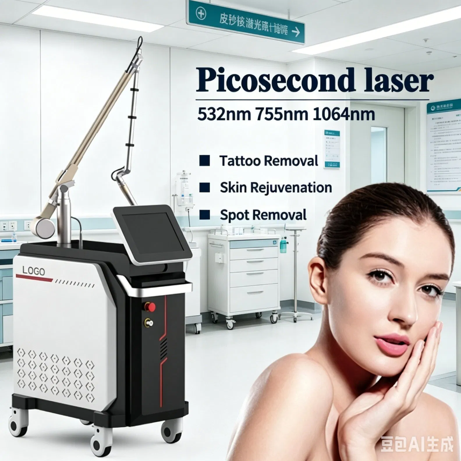 2026 New Arrival Pico Second Laser Tattoo Removal Pigmentation Removal Device