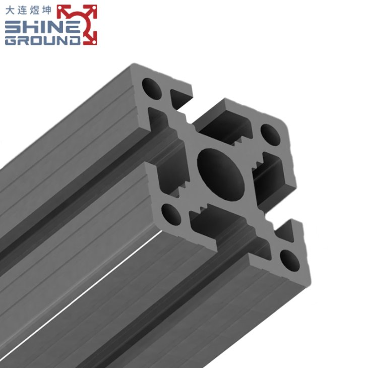 6063-T5 Aluminum Profile 40x40mm Square Industrial Extrusion