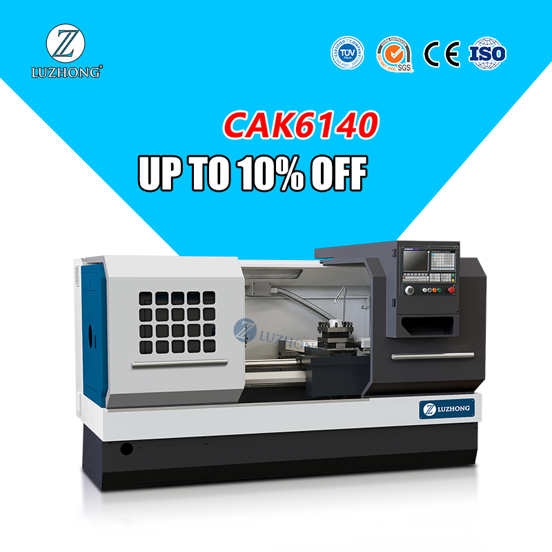 مخرطة CNC معدنية أفقية عالية الدقة CAK6140
