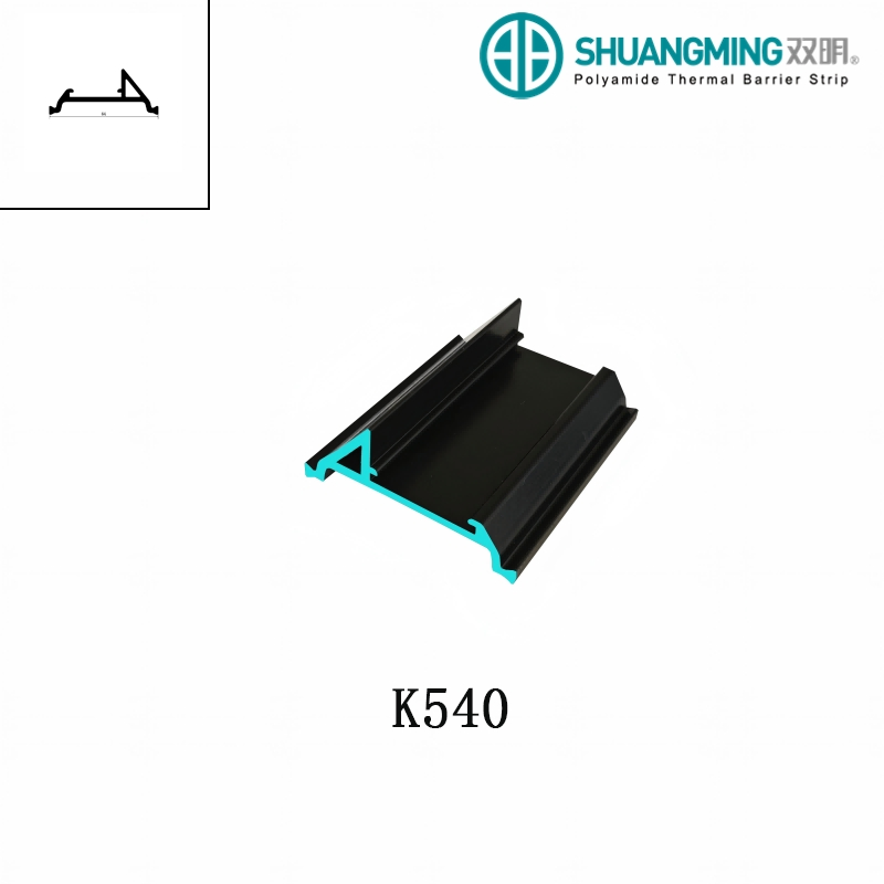 Tira de barrera térmica de poliamida K54 para puertas y ventanas