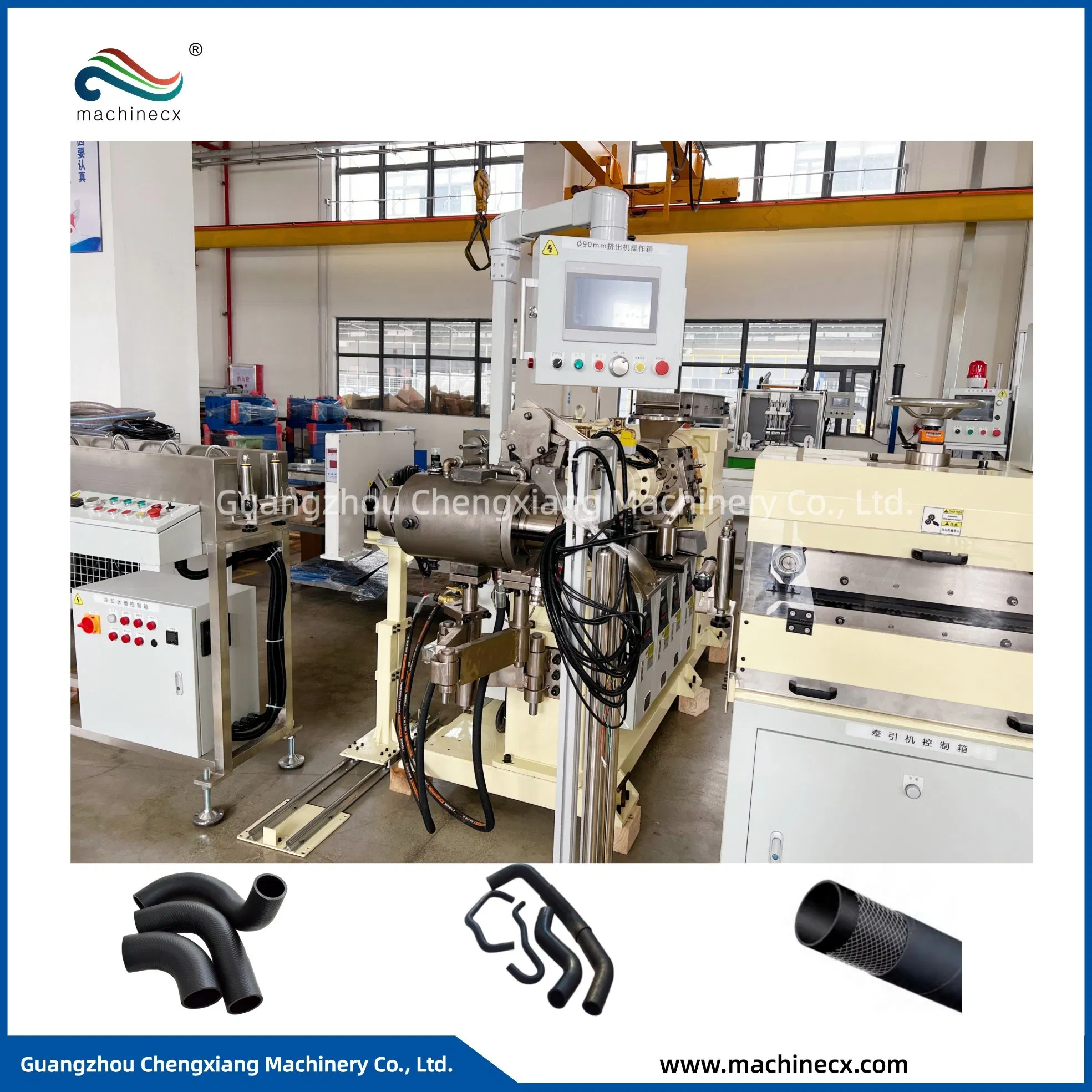 Máquina para fabricar mangueras de tejido de goma / Máquina para mangueras automotrices