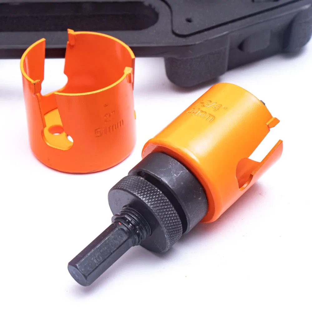 Scie cloche TCT pour travaux lourds avec dents en carbure durables