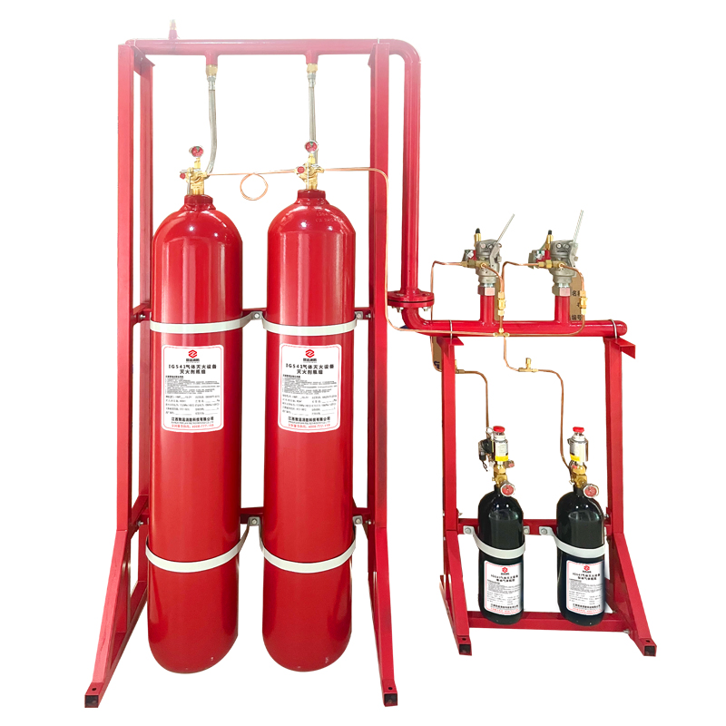 Industrial Gas Fire Suppression Cylinder with Steel Material